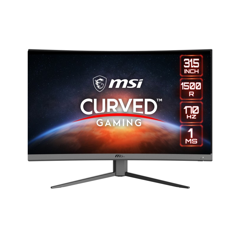 MSI Optix G32CQ4DE E2 80cm (31.5") WQHD VA Gaming Monitor HDMI/DP 170Hz 1ms